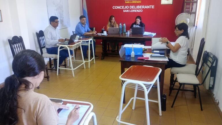 Concejo Deliberante de San Lorenzo continúa avanzando en su agenda legislativa